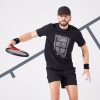 تی شرت تنیس مردانه دکتلون DECATHLON TTS Soft - مشکی - Image 4