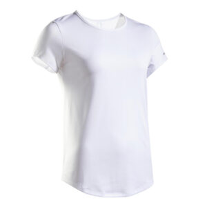 تی شرت تنیس زنانه آرتنگو ARTENGO Essentiel 100 - سفید