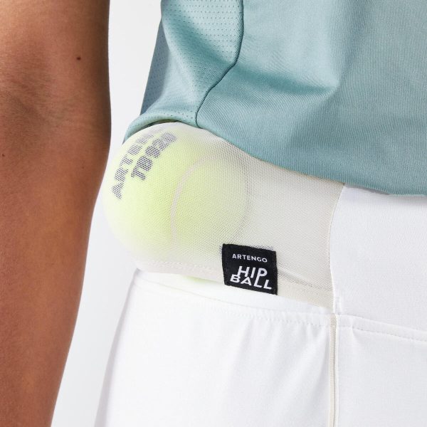 دامن تنیس زنانه آرتنگو ARTENGO TSkirt Dry Hip Ball - سفید - Image 2