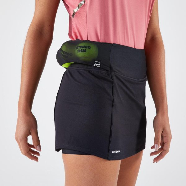 دامن تنیس زنانه آرتنگو ARTENGO TSkirt Dry Hip Ball - مشکی - Image 3
