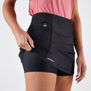 دامن تنیس زنانه آرتنگو ARTENGO TSkirt Dry Hip Ball – مشکی