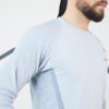 تی شرت آستین بلند تنیس مردانه آرتنگو ARTENGO ترمیک - خاکستری روشن - Image 4