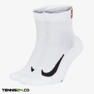 جوراب تنیس ساق کوتاه نایک NikeCourt - سفید (2 جفت)