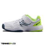 کفش تنیس چسبی بچه گانه آرتنگو Artengo TS530 Fast - سفید زرد