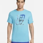 تی شرت تنیس مردانه نایک NikeCourt Dri-FIT - آبی