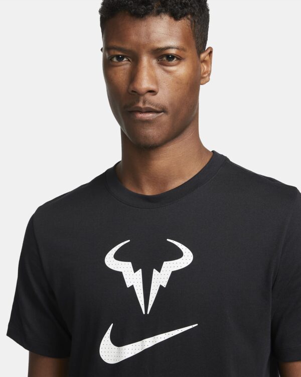 تی شرت تنیس مردانه نایک کورت NikeCourt Dri-FIT Rafa - مشکی