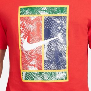 تی شرت تنیس مردانه نایک NikeCourt – نارنجی