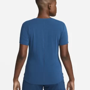 تی شرت تنیس زنانه نایک Nike Dri-FIT UV One Luxe – آبی تیره