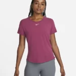 تی شرت تنیس زنانه نایک Nike Dri-FIT UV One Luxe - بنفش| تنیس 24