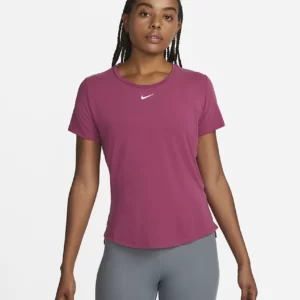 تی شرت تنیس زنانه نایک Nike Dri-FIT UV One Luxe - بنفش| تنیس 24