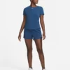 تی شرت تنیس زنانه نایک Nike Dri-FIT UV One Luxe - آبی تیره - Image 3