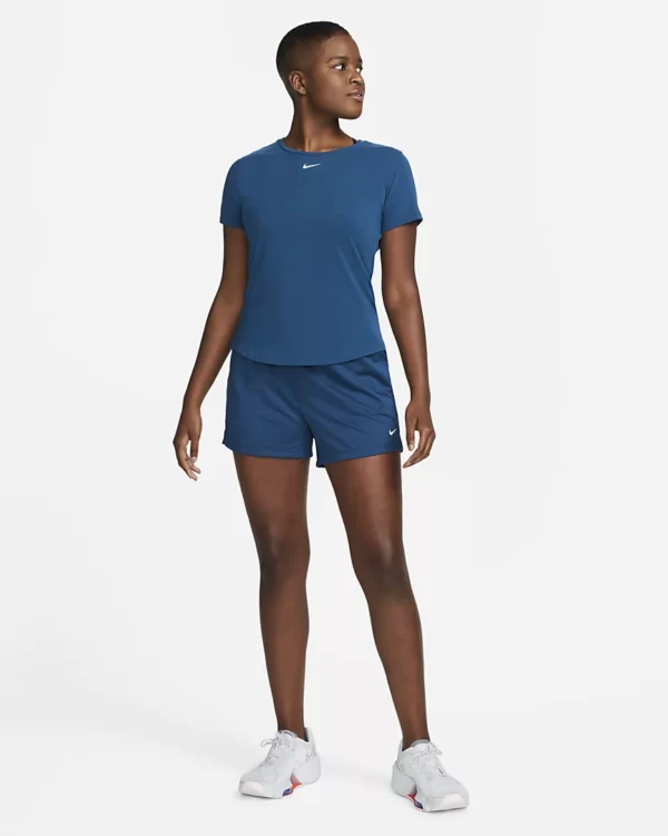 تی شرت تنیس زنانه نایک Nike Dri-FIT UV One Luxe - آبی تیره