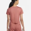 تی شرت تنیس زنانه نایک NikeCourt Dri-FIT Heritage - صورتی پر رنگ - Image 4