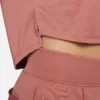 تی شرت تنیس زنانه نایک NikeCourt Dri-FIT Heritage - صورتی پر رنگ - Image 2