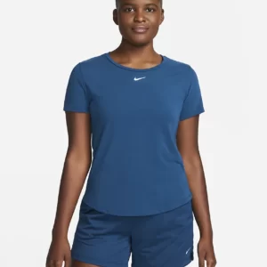 تی شرت تنیس زنانه نایک Nike Dri-FIT UV One Luxe - آبی تیره| تنیس 24