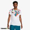 تیشرت تنیس مردانه نایک NikeCourt Dri-FIT Slam - سفید/رنگی