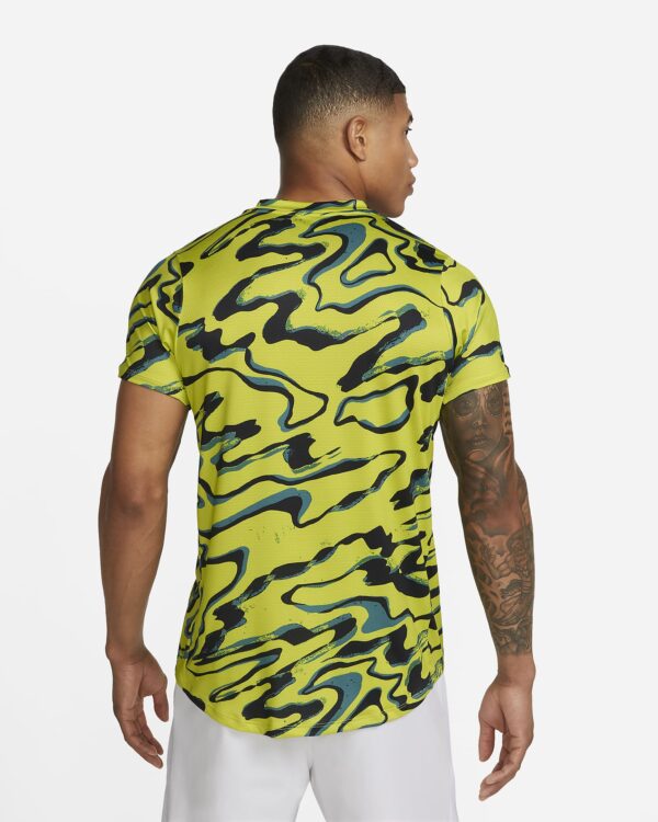 تی شرت تنیس مردانه نایک NikeCourt Dri-FIT Advantage- سبز