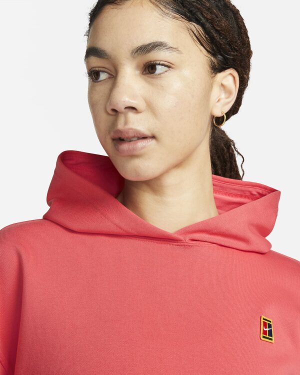 هودی ورزشی زنانه نایک NikeCourt Fleece- صورتی