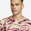 تی شرت تنیس مردانه نایک NikeCourt Dri-FIT Advantage- کرمی