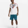 تیشرت تنیس مردانه نایک NikeCourt Dri-FIT Slam - سفید/رنگی - Image 4