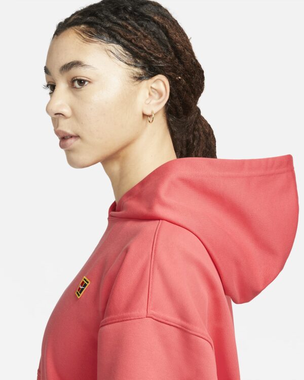 هودی ورزشی زنانه نایک NikeCourt Fleece- صورتی