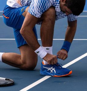 کفش تنیس مردانه اسیکس Asics FF 3 Novak Djokovic Hard Court- آبی