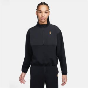 سویشرت نیمه زیپ نایک NikeCourt Dri-FIT Heritage- مشکی