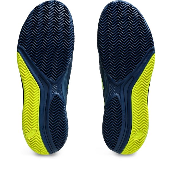 کفش تنیس مردانه اسیکس Asics Gel-Resolution 9 Clay - سرمه ای/سبز - Image 3