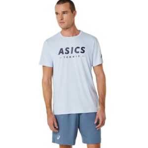 تی شرت مردانه آسیکس Asics Court Tennis Graphic- آبی