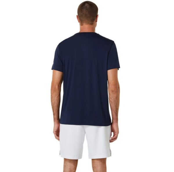 تی شرت مردانه آسیکس Asics Court Tennis Graphic- سرمه ای