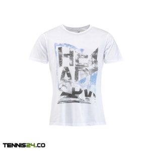 تی شرت تنیس مردانه هد Head Alcott V-Neck- سفید