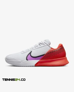 کفش تنیس مردانه نایک Nike Court Air Zoom Vapor Pro 2 -سفید/ قرمز کفش تنیس مردانه نایک Nike Court Air Zoom Vapor Pro 2 -سفید/ قرمز