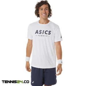 تی شرت مردانه آسیکس Asics Court Tennis Graphic- سفید