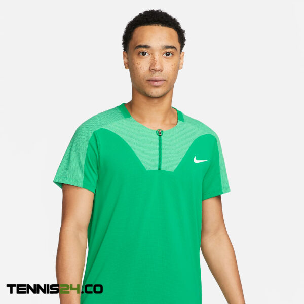 پلوشرت تنیس مردانه نایک NikeCourt Dri-FIT ADV Slam-سبز