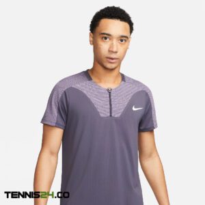 پلوشرت تنیس مردانه نایک NikeCourt Dri-FIT ADV Slam- خاکستری