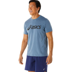 تی شرت تنیس مردانه اسیکس Asics Big Logo Tee- آبی