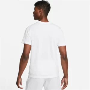 تی شرت تنیس مردانه نایک NikeCourt Dri-FIT Rafa – سفید