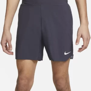 شلوارک تنیس مردانه نایک NikeCourt Dri-FIT Slam- خاکستری