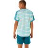 تی شرت تنیس مردانه اسیکس Asics Match Graphic SS Top- آبی