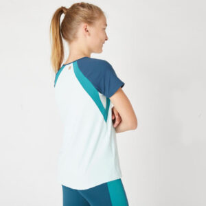 تی شرت تنیس بچگانه آرتنگو Artengo 500- آبی/سبز