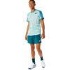 تی شرت تنیس مردانه اسیکس Asics Match Graphic SS Top- آبی