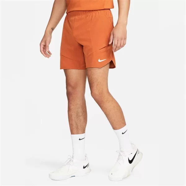 شلوارک تنیس مردانه نایک NikeCourt Dri-FIT Advantage- نارنجی