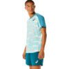 تی شرت تنیس مردانه اسیکس Asics Match Graphic SS Top- آبی
