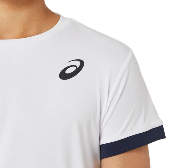 تی شرت تنیس پسرانه اسیکس Asics Tennis SS Top- سفید