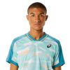 تی شرت تنیس مردانه اسیکس Asics Match Graphic SS Top- آبی