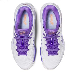 کفش تنیس زنانه اسیکس Asics Court FF3- سفید/بنفش - تصویر 7