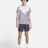 شلوارک تنیس مردانه نایک NikeCourt Dri-FIT Slam- خاکستری