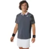 پلوشرت تنیس مردانه اسیکس Asics Court Graphic- خاکستری