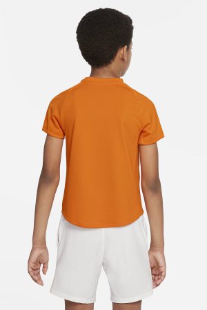 تی شرت تنیس بچگانه نایک NikeCourt Dri-FIT Victory- نارنجی