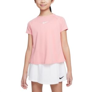تی شرت تنیس بچگانه نایک NikeCourt Dri-FIT Victory- صورتی